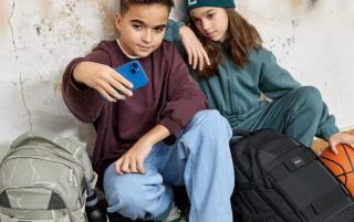 Bold Schultaschen mit 2 Kindern